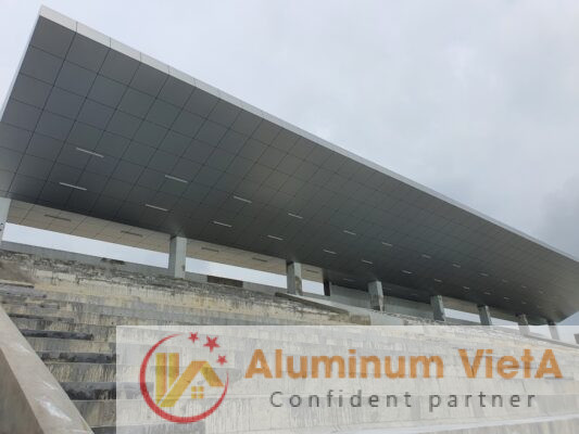 Tấm ốp Aluminum - Mái sân vận động TP Từ Sơn 8 aluminumvieta 2